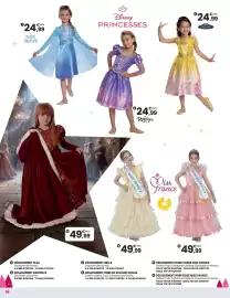 Catalogue JouéClub page 60: Déguisement robe en velours rouge €49,99, Déguisement robe dorée miss france €49,99