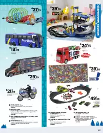 Catalogue JouéClub page 69: Garage parking michelin 2 véhicules €39,99, Camion de transport friction €24,99