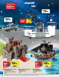 Catalogue JouéClub page 84: Playmobil 71873 centre de commandement de la police €79,99, 71530 bateau pirates €69,99