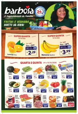 Tabloide Barbosa Supermercados (válido até 15-10)