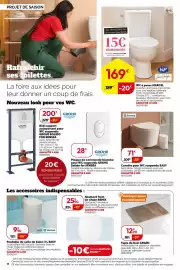 Catalogue Weldom page 18: Sensea Cuvette pour WC suspendu EASY €71,00, JACOB DELAFON MARCEL €169,00