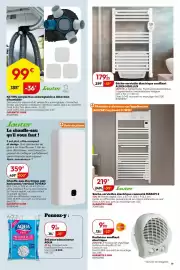 Catalogue Weldom page 19: Sauter Chauffe-eau électrique plat €359,00, ALDEA Sèche-serviette électrique soufflant €179,25