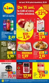 Catalog Lidl săptămâna 43 Pagină 1: Ceață de porc, fără os €1,89, Deluxe Jamon Serrano Gran Reserva €17,99