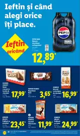 Catalog Lidl săptămâna 43 Pagină 26: Kinder Pinguì Caramel Cheesecake €11,99, Kinder bueno Dark €3,65