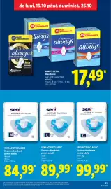 Catalog Lidl săptămâna 43 Pagină 31: Always ultra absorbante €17,49