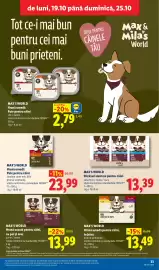 Catalog Lidl săptămâna 43 Pagină 33: Max's World Hrană umedă Pate pentru câini €23,99
