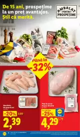 Catalog Lidl săptămâna 43 Pagină 4: Lidl Piept de curcan dezosat, fără piele €4,29, Ambalaj pentru prospețime