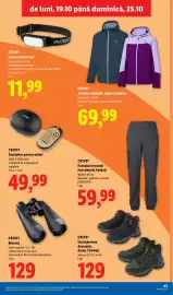 Catalog Lidl săptămâna 43 Pagină 43: Crivit încălțăminte drumeție, damă / bărbați €129,00