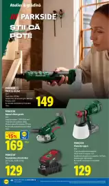 Catalog Lidl săptămâna 43 Pagină 44: Parkside aparat vibrat gresie €169,00, Parkside pistol de vopsit €129,00