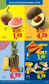 Catalog Lidl săptămâna 43 Pagină 51: Lidl Morcovi €3,49, Lidl Ananas €6,99