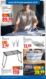 Catalog Lidl săptămâna 43 Pagină 81: Lidl Coș pliabil €39,99, Lidl Uscător de rufe extensibil €119,00