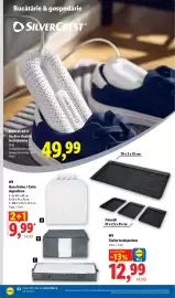 Catalog Lidl săptămâna 43 Pagină 82: Silvercrest uscător electric încălțăminte €49,99, W5 Tăvițe încălțăminte €12,99