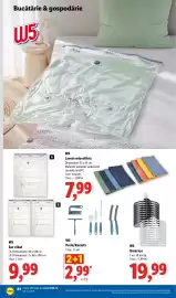 Catalog Lidl săptămâna 43 Pagină 84: W5 lavete microfibră €7,99, Umerașe €19,99
