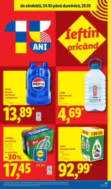 Catalog Lidl săptămâna 43 Pagină 87: Ariel detergent lichid color €92,99, Tuborg Bere blondă €17,45