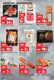 Catalog Carrefour Pagină 14: Szekely șuncă din piept de pui €5,89, Agricola salam de sibiu €7,19