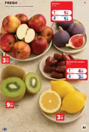 Catalog Carrefour Pagină 4: Smochine €1,99, Mere Gala €3,39