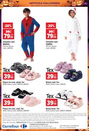 Catalog Carrefour Pagină 18: Tex papuci de casă, copii €39,99, Tex papuci de casă, adulți €39,99
