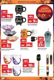 Catalog Carrefour Pagină 14: Farfurie Halloween €9,99, Cană ceramică €24,90