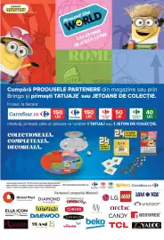 Catalog Carrefour Pagină 2: ILLUMINATION'S minionII UCS LLC Around the WORLD CĂLĂTORIE ÎN JURUL LUMII ROME Cumpără PRODUSELE