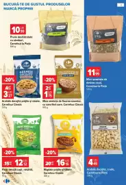 Catalog Carrefour Pagină 12: Fistic decojit copt, nesărat, Carrefour Classic €12,00