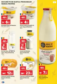 Catalog Carrefour Pagină 17: Iaurtul de altădată Drag de România €4,99, Cașcaval tradițional Vlăsie Drag de România €23,35