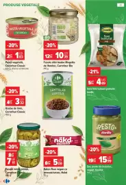 Catalog Carrefour Pagină 22: Sos pesto de busuioc, vegan, Barilla €15,99, Boabe de linte, Carrefour Classic €3,32