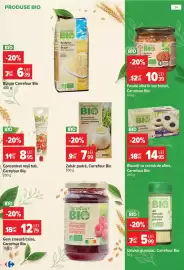Catalog Carrefour Pagină 34: Concentrat roșii tub, Carrefour Bio €8,95, Gem zmeură/caise, Carrefour Bio €12,79