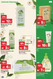 Catalog Carrefour Pagină 36: Dischete demachiante Bio, Carrefour Soft €3,99, Cremă mâini, Bio, Carrefour Soft €10,99