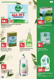 Catalog Carrefour Pagină 37: Bureți vase, vegetali, Carrefour Eco Planet €6,39, Detergent lichid, Carrefour Eco Planet €28,79