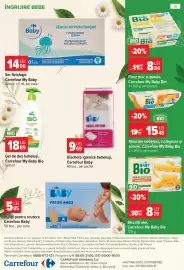 Catalog Carrefour Pagină 39: Biscuiți moi, Carrefour My Baby Bio €8,79, Pungi pentru scutece, Carrefour Baby €5,85