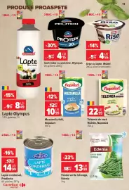 Catalog Carrefour Market săptămâna 42 Pagină 11: Napolact mozzarella felii €10,99, ProdLacta lapte condensat €14,99