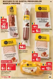 Catalog Carrefour Market săptămâna 42 Pagină 16: Drag de România Ceafă de porc feliată €6,49