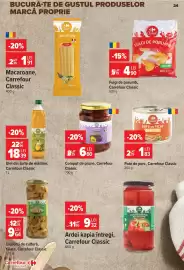 Catalog Carrefour Market săptămâna 42 Pagină 24: Carrefour Classic Ardei kapia întregi €9,32