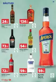 Catalog Carrefour Market săptămâna 42 Pagină 36: Vodka Absolut €59,90, Whisky J&B Rare €54,99