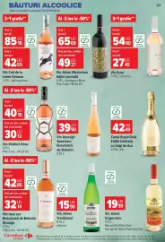 Catalog Carrefour Market săptămâna 42 Pagină 37: Zarea royal gold €42,00, Vin Ecou €27,45