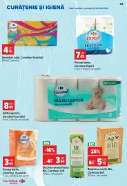 Catalog Carrefour Market săptămâna 42 Pagină 44: Carrefour Essential Hârtie igienică €8,99