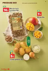 Catalog Carrefour Market săptămâna 42 Pagină 6: Ceapă galbenă, Bio €5,99, Carrefour Bio Miez de nucă ecologică €14,49