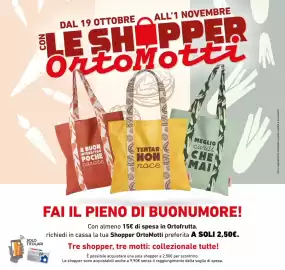 Volantino Conad Superstore settimana 42 Pagina 8: Shopper OrtoMotti €2,50