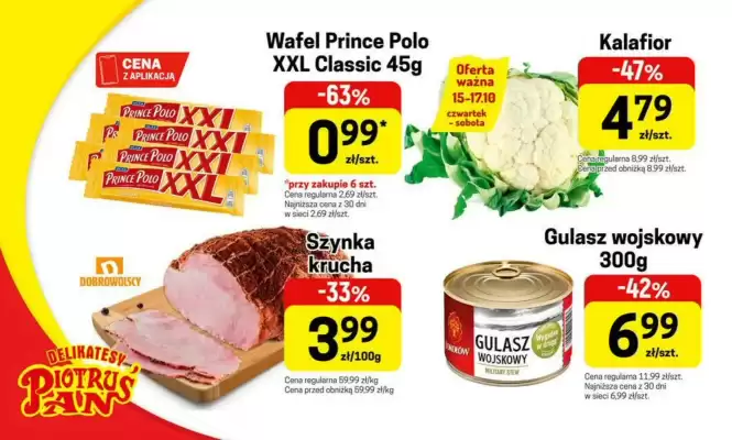 Delikatesy Piotruś Pan gazetka (ważność do 17-10)