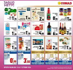 Volantino Conad settimana 42 Pagina 2: Birra Leffe €3,50, Hamburger Conad €4,00