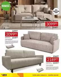 Abra gazetka Strona 8: NOWOŚĆ DUŻA POWIERZCHNIA SPANIA SOFA ROY Wymiary 240/110/47-96, po- wierzchnia spania 158x200