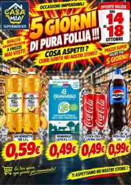 Volantino A Casa Mia Pagina 4: Granarolo latte p.s. 1 l €0,49, San Benedetto Thè 1,5 L €0,59