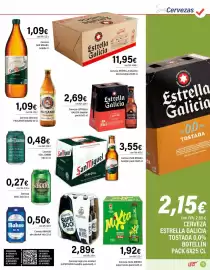 Folleto Cash Ifa Página 15: Super bock negra sin alcohol €2,89, Estrella Galicia cerveza especial €2,69