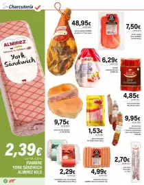 Folleto Cash Ifa Página 6: Almirez salchichas hot dog €4,99, Ensalandia ensaladilla rusa o de cangrejo €2,29