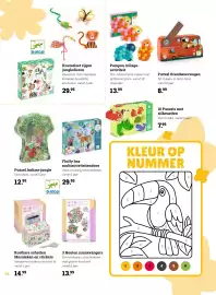 Europoint folder Pagina 74: 3 Houten zonnevangers €13,99, Pompon collage-activiteit €13,99