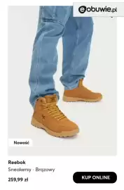 Eobuwie gazetka tydzień 42 Strona 4: Sneakersy brązowe Reebok €259,99