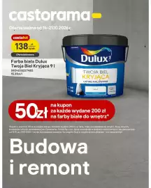 Castorama gazetka tydzień 42 Strona 1: Farba biała Dulux Twoja Biel Kryjąca €138,00