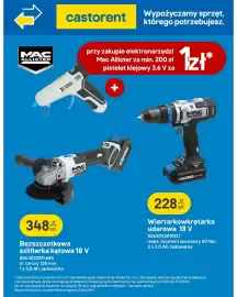 Castorama gazetka tydzień 42 Strona 10: Wiertarkowkrętarka udarowa 18 V €228,00, Bezszczotkowa szlifierka kątowa 18 V €348,00