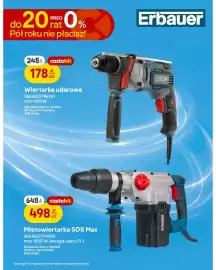 Castorama gazetka tydzień 42 Strona 12: Młotowiertarka SDS Max Erbauer €498,00, Wiertarka udarowa Erbauer €178,00