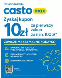 Castorama gazetka tydzień 42 Strona 2: Dołącz do klubu casto Zyskaj kupon 10zł max za pierwszy zakup zł za min. za min. 100